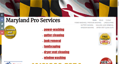 Desktop Screenshot of marylandproservices.com